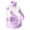 Purple, variant on mdesiwst Ice Maker Bottle Silicone Ice Cube Tray with Smart Removable Design 380ml Flexible Ice Cube Mold Multi-Layer Stacking Travel Ice Cube Container for Travel Camping Picnics