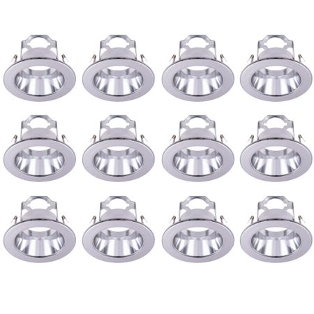 Recessed Socket - Elegant Lighting R4-495CH Elitco 5 Inch Wide Recessed Baffle trims with Socket B