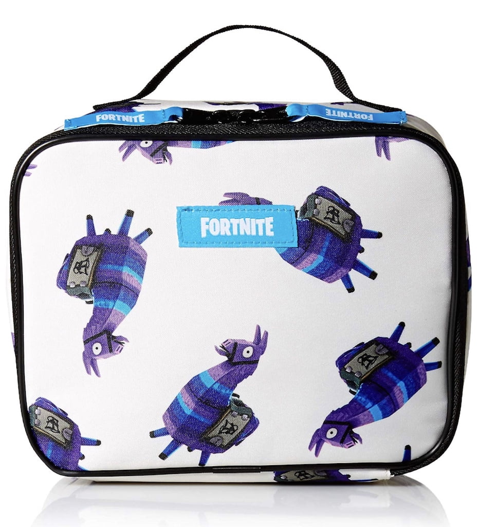 Insulated Lunch Travel Bag Black Raven Fortnite Lunch Bag Raven and Skull Trooper Gaming Accessories Lunch Boxes for Boys and Girls Kids Lunch Bag for School Fortnite Gifts for Boys Girls