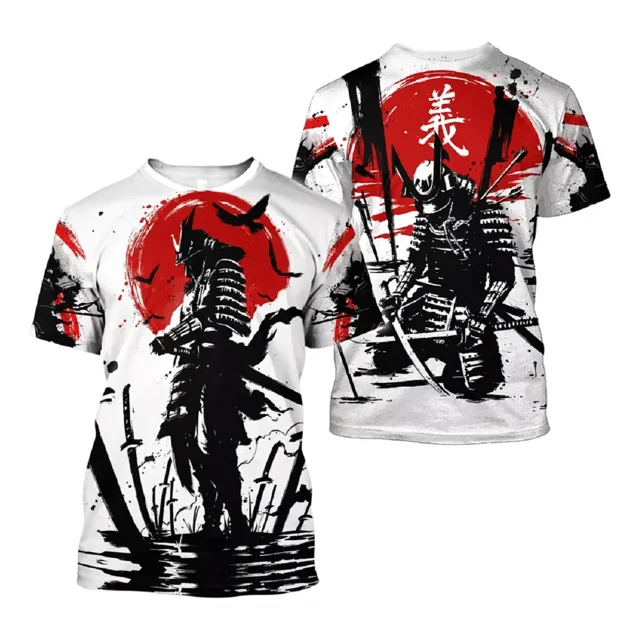Playera De Hombre Cool Con Estampados 3d De Manga Corta