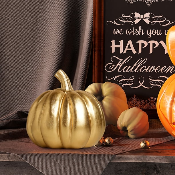 Decoraciones de Halloween, adornos de Halloween, regalos de Halloween, calabaza de Halloween, decoración del hogar, artesanías de resina, suministros para la decoración de la entrada de la sala de est
