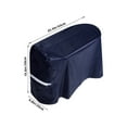 thumbnail image 2 of OUNONA Motorcycle Shelter Black Oxford Cloth For Daily Commuters 1Pcs, 2 of 6