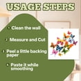 thumbnail image 4 of CCOCC 12Pcs Butterfly Wall Decor,Thematic Wall Art Butterfly Stickers,Hassle-Free Repositioning Decor for Bedroom,Multicolor4, 4 of 7