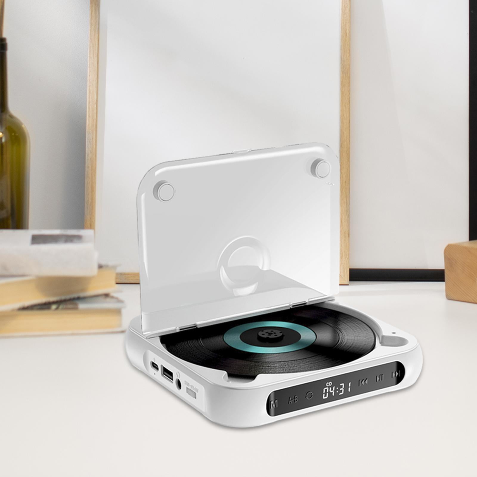 STARTIST Home CD Player Compact Audio Music Player for Friends Language Learners Kids White