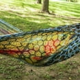 thumbnail image 4 of Equip Polyester Camping Travel Hammock, 1 Person, Photo Real Trout Fishing, Size 108" L x 56" W, 4 of 8