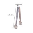 thumbnail image 3 of SNGMN Stainless Steel Korean Barbecue Meat Clip, 2 Sizes (17cm/21.5cm) - Steak/Food Clip for Kitchen/Outdoor, White, 1Pc, Wholesale Option, 3 of 6