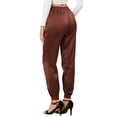 thumbnail image 3 of INSPIRE CHIC Junior's Athleisure Pants Drawstring Elastic Waist Ankle Joggers, 3 of 5