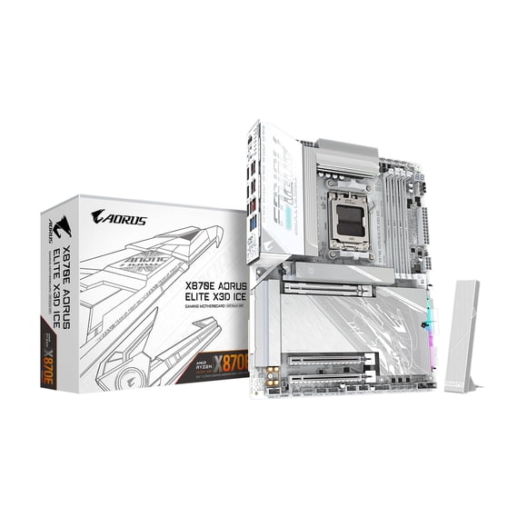 Placa base GIGABYTE X870E AORUS ELITE X3D ICE AMD AM5