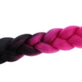 thumbnail image 4 of Casco Pelo Casco Gradiente Rampa Casco s con Succión Ombre negro a fucsia Zulema Casco de caballo trenzado, 4 of 7