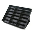 thumbnail image 2 of 18 Slot Modern Rectangular Sunglasses Glasses Eyeglass Organizer Eyewear Display Case Storage Box Black 18.7*14.7*2.2in for Stores, Offices, Homes, 2 of 19