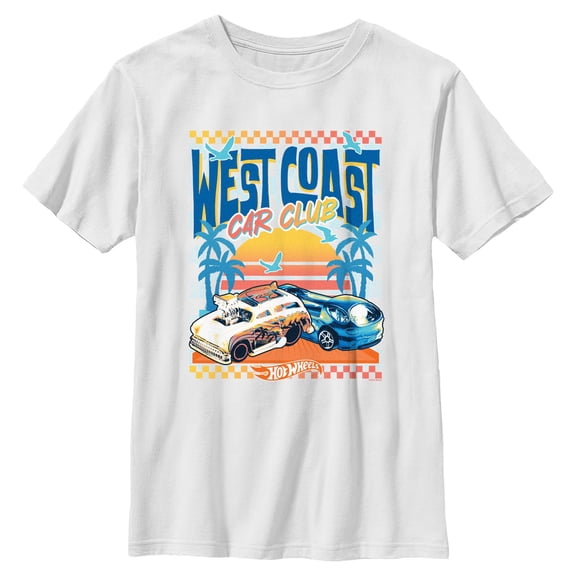 Boys Hot Wheels West Coast Car Club T Shirt