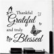 thumbnail image 2 of Adhesivos de pared Thankful Grateful Blessed PVC 30 x 90 cm, 2 of 3