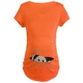 thumbnail image 1 of CafePress - Funny Peeking Baby January T S Maternity T Shirt - Maternity Dark T-Shirt, 1 of 1