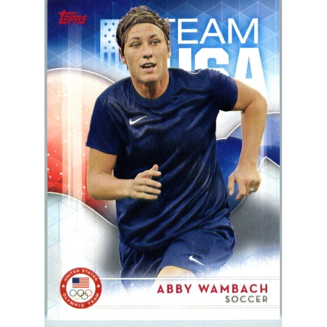 Trading Card encabeza el equipo olímpico estadounidense #40 de 2016 Abby Wambach