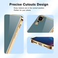thumbnail image 3 of Case for iPhone XR Case 6.1" Silicone Electroplated Bumper Cover Ring Holder Stand Shockproof Impacted Holder Soft Flexible TPU Phone Cases - Gray, 3 of 17