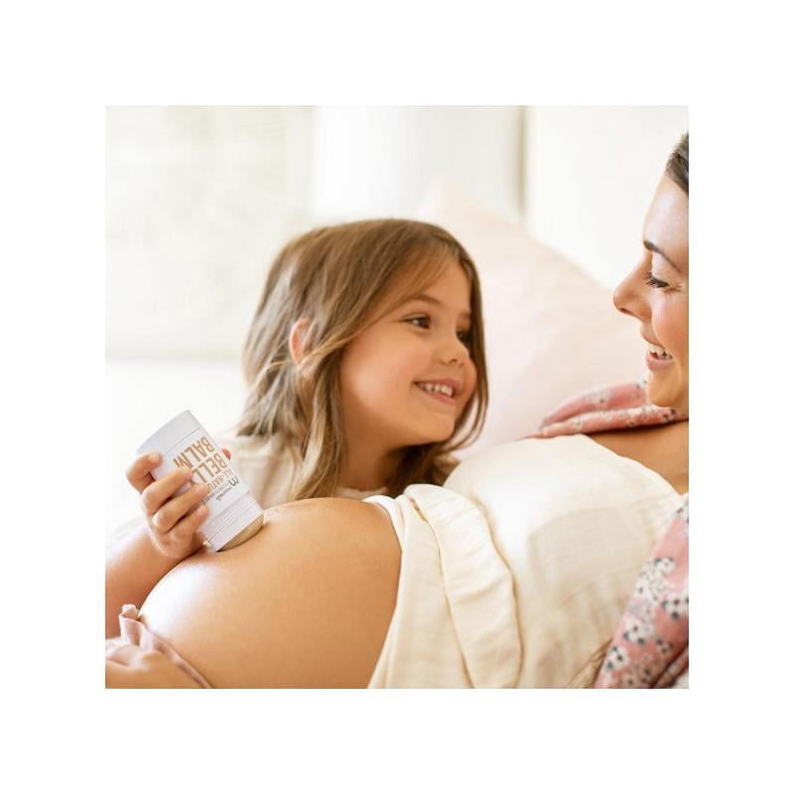 Munchkin Milkmakers All-Natural Moisturizing Belly Balm for Pregnancy Skincare with Mess-Free Applicator