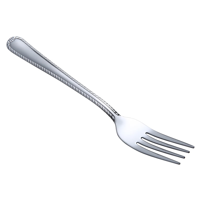 Mainstays Lace Stainless Steel Silver Adult Dinner Spoon, 4- Piece