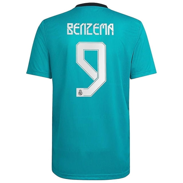 21-22 Camiseta Real Madrid Visitante Numero9 Karim Benzema Jersey-XL- BmatwkZeng Bmatwe Jersey