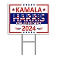 thumbnail image 5 of Harris Waltz 2024 Garden Sign 12x18 Outdoor Decoration, Kamala Harris for President Yard Sign, Harris Campaign Garden Signs 2024, Kamala Harris Walz Lawn Sign with Heavy Duty Metal Frames, 5 of 7