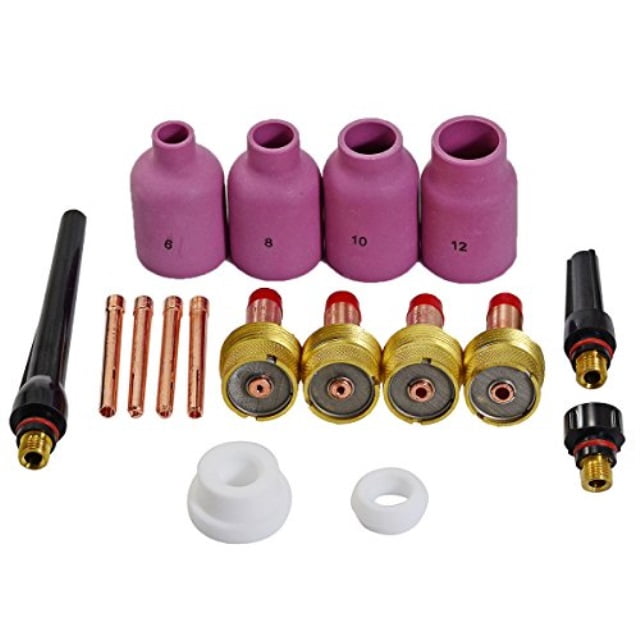 TIG Collets Bodies Alumina Cup Assorted Size Fit PTA DB SR WP 9 20 25 TIG Torch 