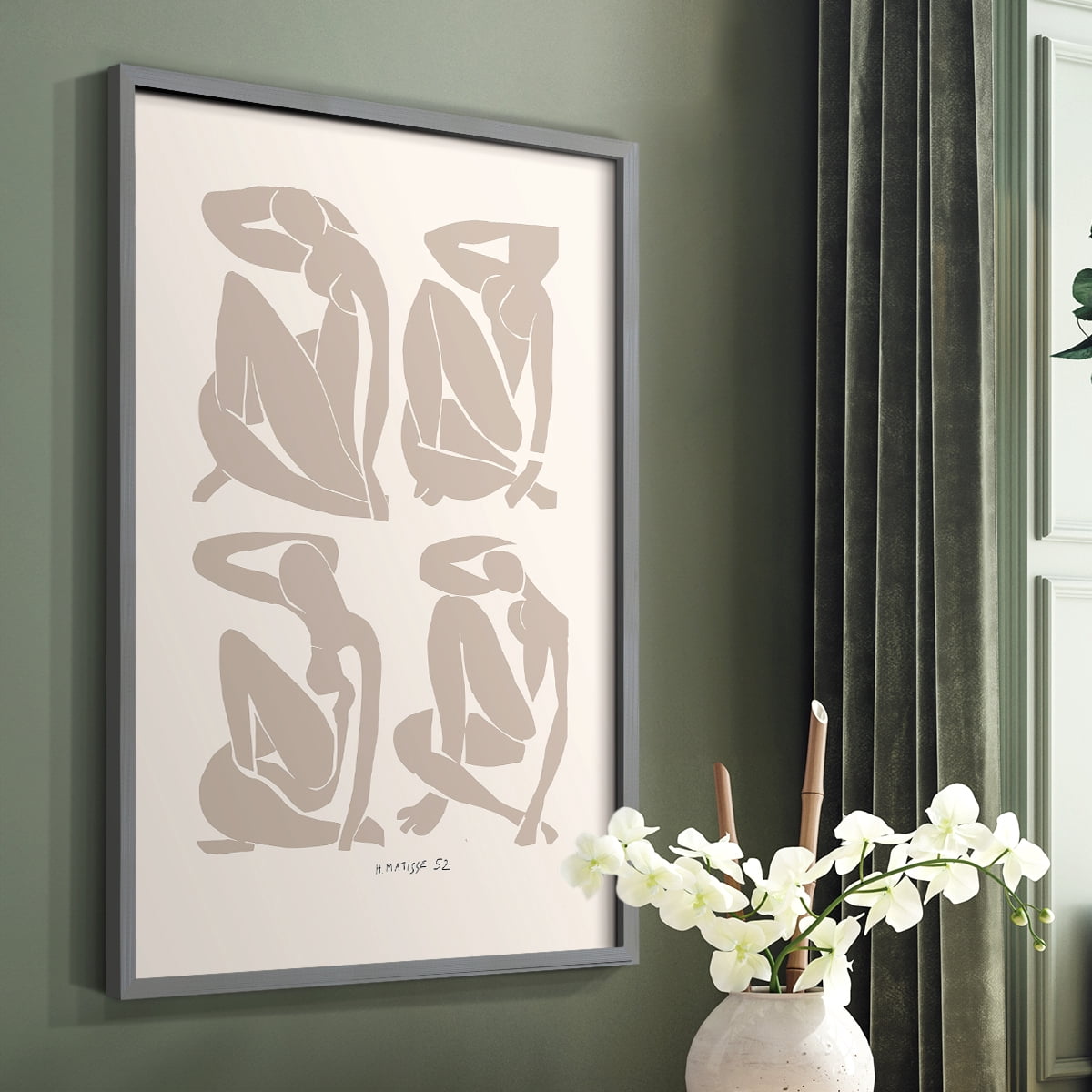 Matisse CCXXXVIII in Solid Wood 22 x 28 Framed Print