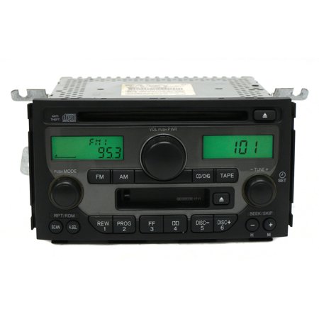 2003-2005 Honda Pilot AM FM Radio Cassette Single CD Player 1TV1 39100-S9V-A100 -