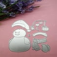 thumbnail image 2 of Muñeco de nieve MALISTLN para cortar metal con bufandas y guantes, 2 of 3