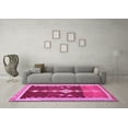 thumbnail image 3 of Ahgly Company Indoor Rectangle Abstract Pink Contemporary Area Rugs, 3' x 5', 3 of 4