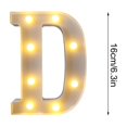 thumbnail image 2 of EGNMCR Home Decor, Room Decor, Wall Decor Letters Lights Alphabet Lamp LED Letter Lighting Letter Light Illuminated Letters s Decoration For Birthday Party Wedding Children’s Room luminous letter lamp, 2 of 6