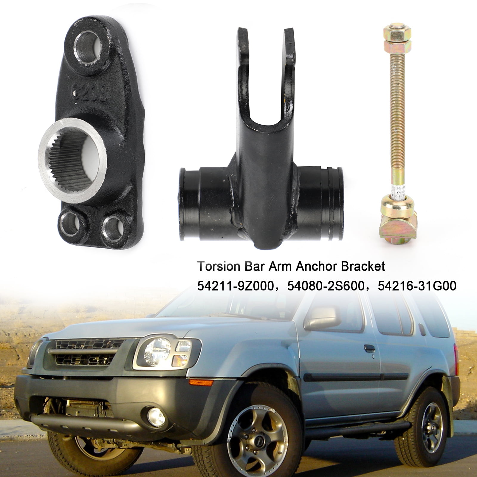 RIGHT Torsion Bar Bracket Anchor Arm Fit for 1999-2004 Nissan Frontier Xterra V6 RIGHT Torsion Bar Bracket Anchor Arm Fit for 1999-2004 Nissan Frontier Xterra V6