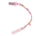 thumbnail image 2 of Clips para chupetes con cuentas, espaciadores multiestilo, soporte para chupete (rosa), 2 of 7