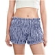 thumbnail image 1 of Pantalones de Cintura Elástica para Mujeres Primavera Y Verano Lindo Cintura Elástica Hinchada Nueva Impresión Pantalones Cortos Casuales, 1 of 9