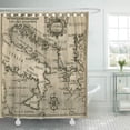 thumbnail image 1 of Cortina de Ducha ABPHQTO Mapa de Italia y Grecia Mar Antiguo 150x180 cm, 1 of 1