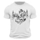 thumbnail image 1 of Camisa Casual de Cuello de la Tripulación de la Impresión de la Selva de Manga Corta Top Ligero de Poliéster para los Hombres, Camiseta de Manga Corta para el Uso Diario de Primavera Verano, 1 of 9