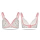 thumbnail image 2 of Brasier de Encaje Floral para Lactancia Materna Brasier de Lactancia de Algodón Frontal Abierto Suave Multicolor Ropa para Mujeres Embarazadas(36/80-Rosa) Ecomeon no, 2 of 4