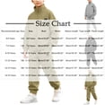 thumbnail image 3 of Boys Athletic Tracksuit 2-Piece Set Green Full-Zip Hoodie & Jogger Pants,Size 14-15 T, 3 of 5