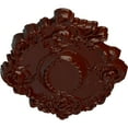 thumbnail image 3 of 30 3/8"W x 20 3/4"H x 1"P Kinsley Flowing Leaf Ceiling Medallion Brushed Mahogany Finished, 3 of 4