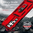 thumbnail image 5 of for Samsung Galaxy S22 Ultra Case with Camera Lens Cover HD Screen Protector, Military-Grade Drop Tested Magnetic Ring Holder Kickstand Protective Phone Case for Samsung Galaxy S22 Ultra 5G (Red), 5 of 17