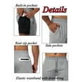 thumbnail image 4 of Mens Sport Shorts Workout Running Shorts Quick-Dry Lightweight Athletic Gym Training Shorts with Pockets, 4 of 7