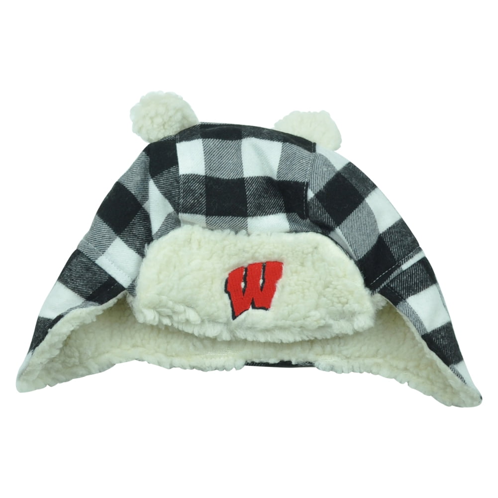 bucky badger winter hat with ears