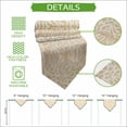 thumbnail image 5 of Beige Geometric Table Runner Linen Burlap Table Runner 72 Inches Long Modern Color Block Abstract Dresser Scarves for Kitchen Island Coffee Dining Room Party Wedding Banquet Holiday Decor 18"x72", 5 of 8