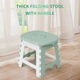 thumbnail image 2 of Mistaha Thick Folding Stool with Handle Portable Folding Step Stool Small Cartoon Mommy Helper for, 2 of 8