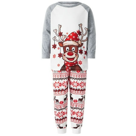 

LWZWM Women s Christmas Pajamas Set Classic Loungewear Long Sleeve Sleepwear Pjs Set Patchwork Plaid Round Neck Long Sleeve Pajamas Two-Piece Set Kids 10 Years