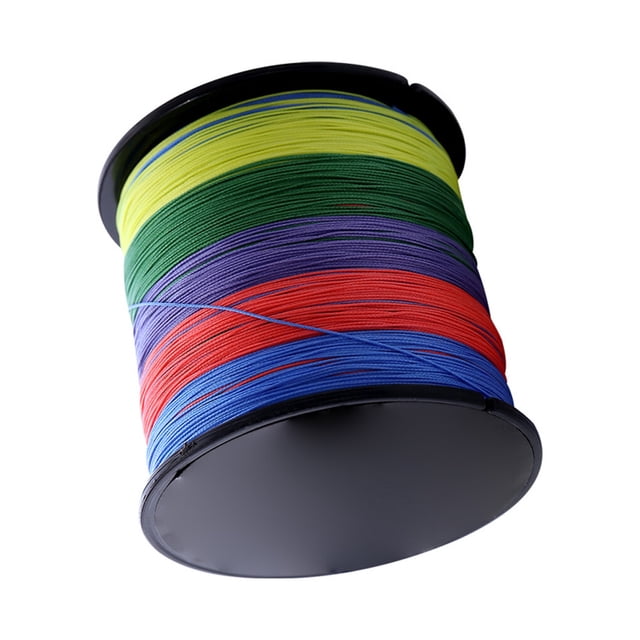 8 Strands Braided Fishing Line 300M Easy Installation Tackle Multi-colored Fishing Tackle Ultra Smooth Braided Line Fishing Props Type 9
