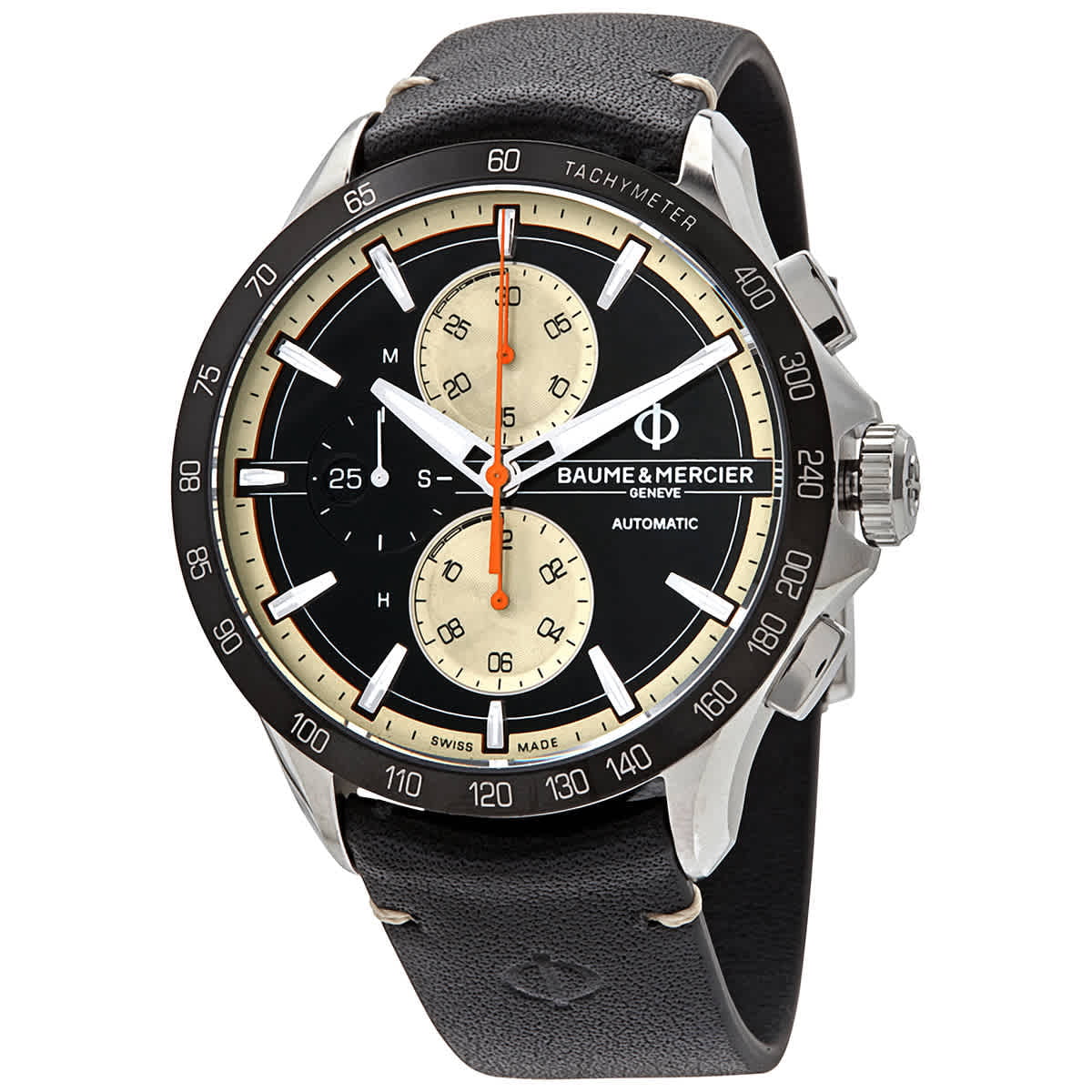 Baume et Mercier Clifton Club Automatic Chronograph Tachymeter Date Men's  Watch 10434 