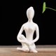 thumbnail image 2 of Escultura de Yoga Ornamento de Cerámica de Escritorio Sunnimix Decoración 05 8x4.5x10cm, 2 of 4