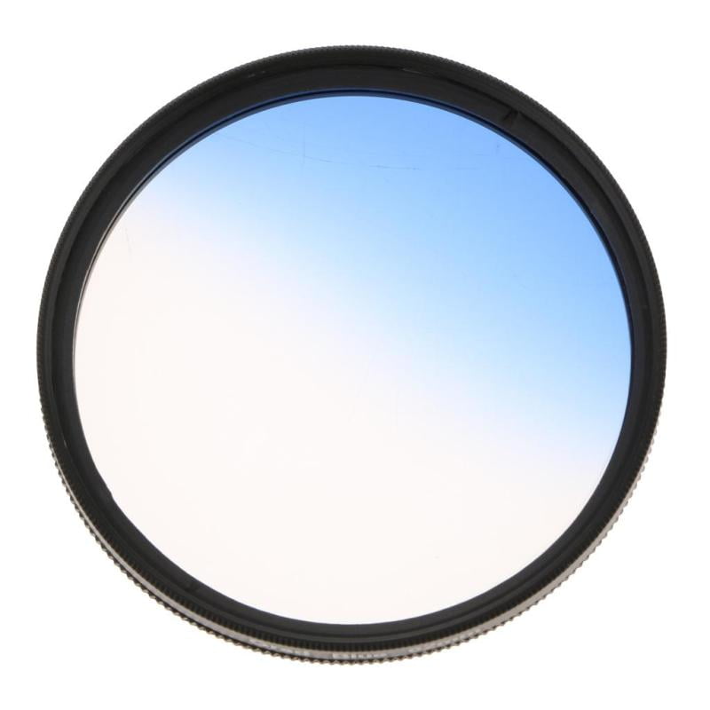 F Fityle Circle Circular Gradient SLR Camera Lens Filter 58mm ﹝Blue﹞