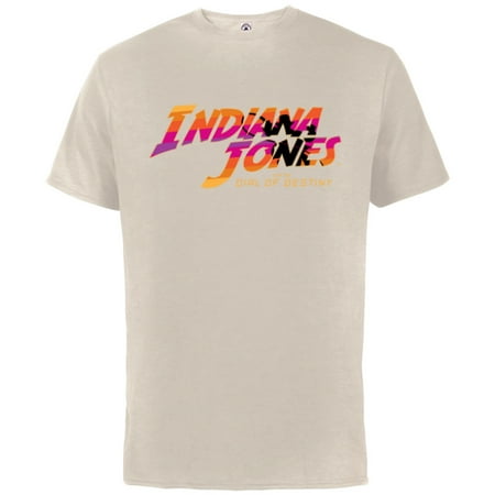 Lucasfilm Indiana Jones and the Dial of Destiny ’60s Logo – Short Sleeve Cotton T-Shirt for Adults – Customized-Putty