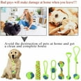 thumbnail image 4 of 7 Pack Dog Chew Toys for Puppy Teething Chew Toys Rope Toys Squeaky Toys, 4 of 7