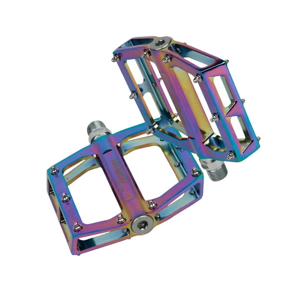 SWETRACE Colorful Aluminum Alloy Foot Pedals for Cyclists 1 Pair 4.5*3.6*0.8in